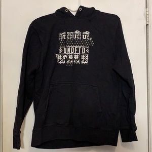 Men’s UNDEFEATED Black Hoodie Size Small